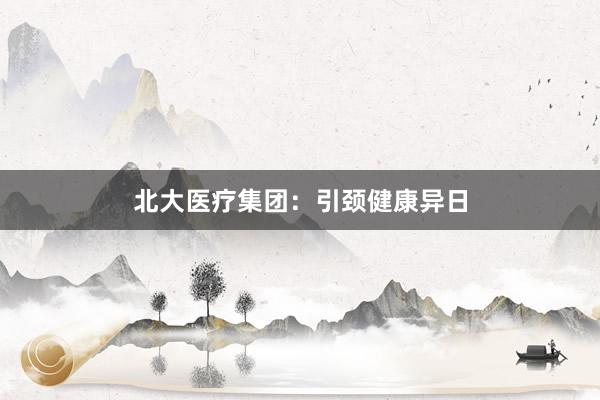 北大医疗集团:引颈健康异日